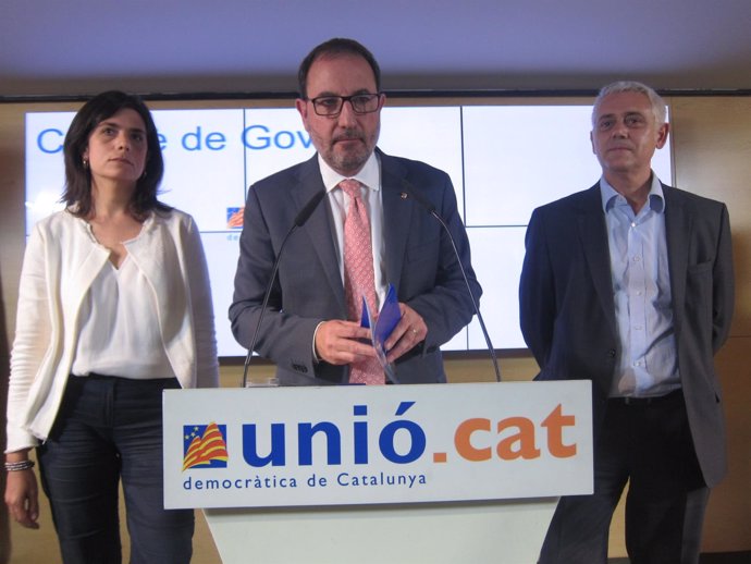 Montserrat Surroca, Ramon Espadaler, Antoni Font (UDC)