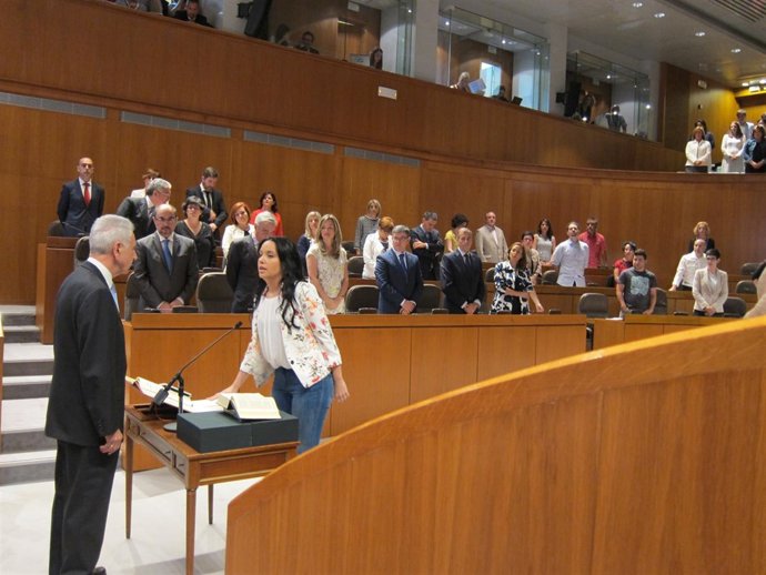 Sesión constitutiva de las Cortes de Aragón