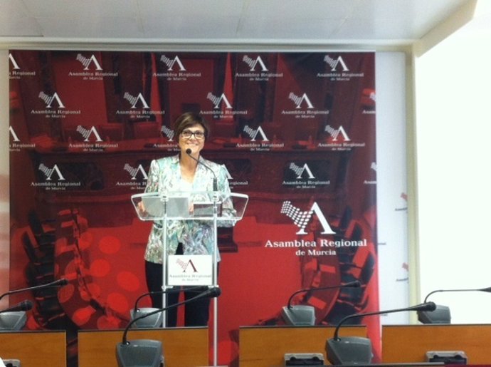 Rocío Peñalver, presidenta de la Asamblea Regional