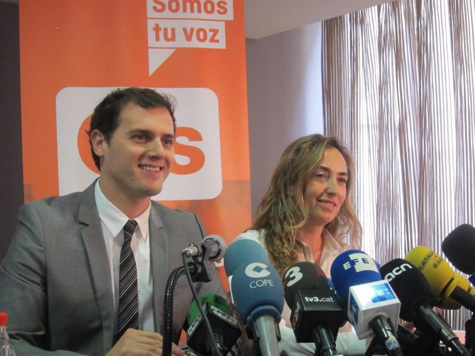 Albert Rivera y Carolina Punset.