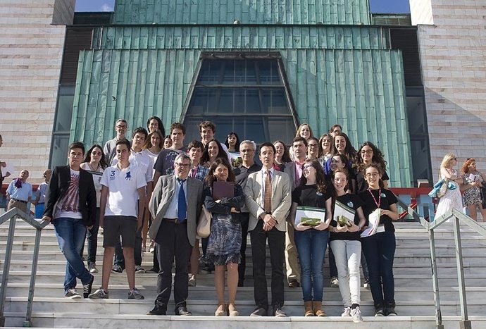 Entrega de premios en el Palacio de Festivales