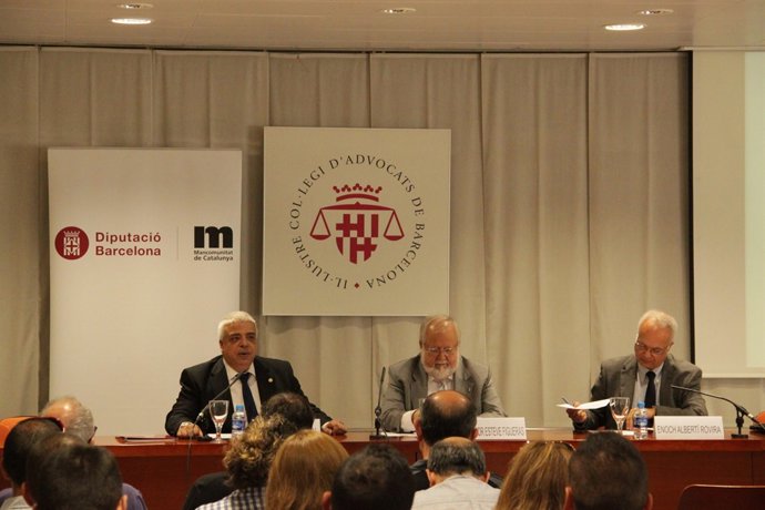El decano del Icab, Oriol Rusca