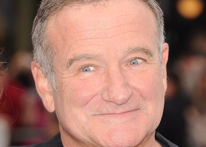 Actor Robin Williams attends the Premiere of Warne