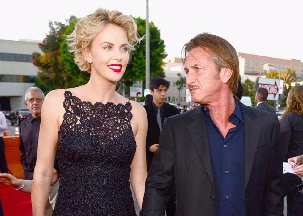 Charlize Theron And Actor Sean Penn 