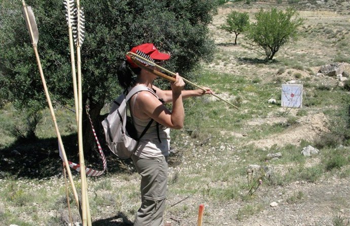 Campeonato europeo de tiro con arco y propulsor prehistóricos