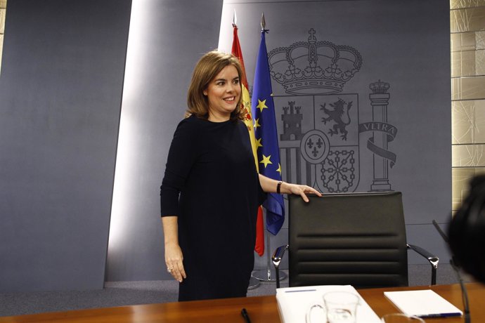 Santamaría tras el Consejo de Ministros