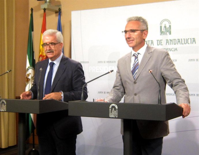 Manuel Jiménez Barrios y Miguel Ángel Vázquez, este viernes