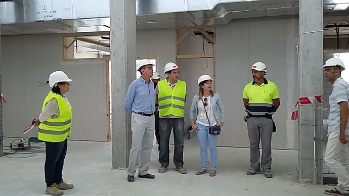 Visita a las obras del nuevo IES Francisco Ros Giner