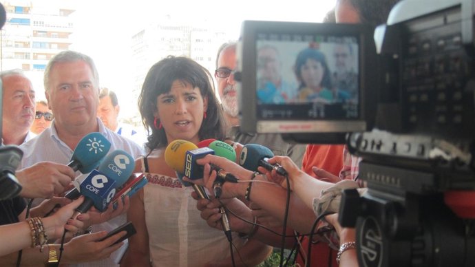 La secretaria general de Podemos en Andalucía, Teresa Rodríguez.