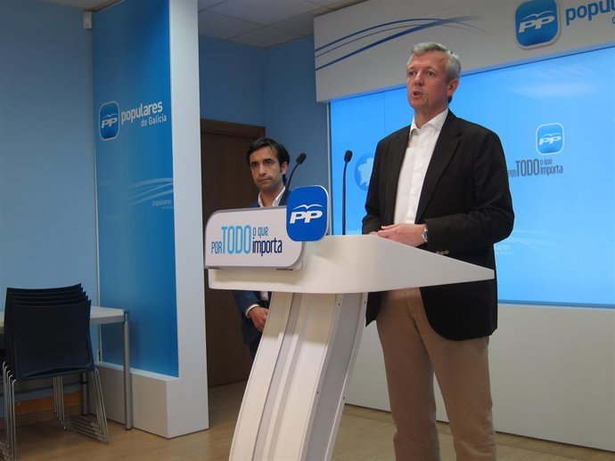 El secretario xeral del PPdeG, Alfonso Rueda