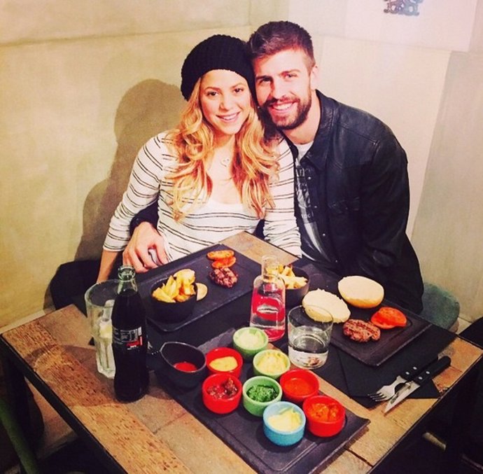 Shakira y Piqué en Instagram