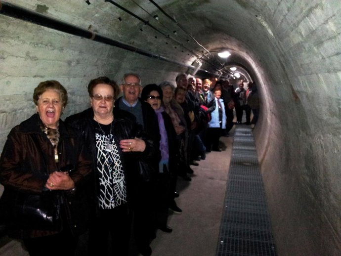 Visita a la presa de El Grado.