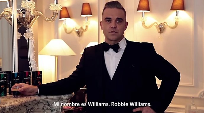 Robbie Williams, embajador de Café Royal