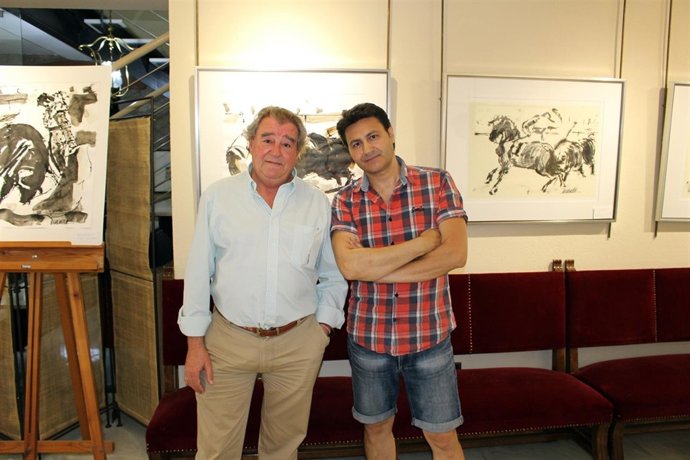 Inauguración de la exposición de José Manzanares