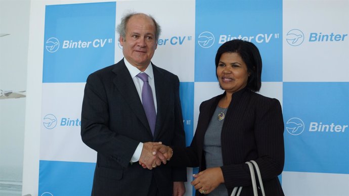 Presidente Binter y ministra Cabo Verde