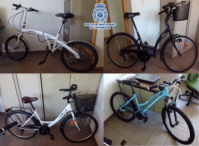 Bicicletas robadas en la capital
