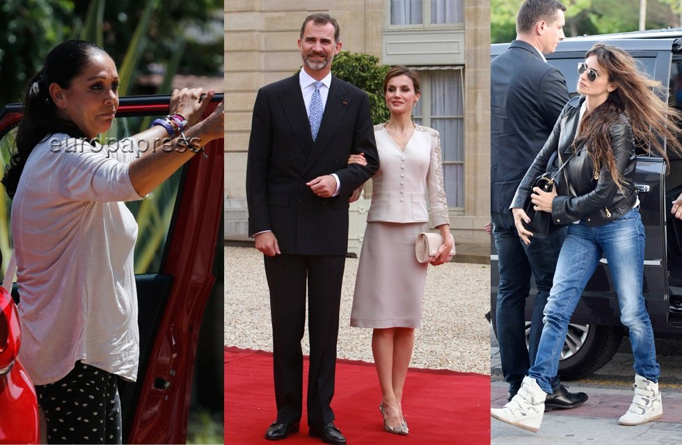 Isabel Pantoja, Felipe VI y Letizia y Penólope Cruz
