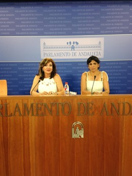 Teresa Rodríguez en rueda de prensa este miércoles