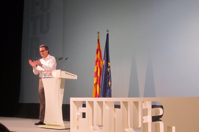 Artur Mas, en la conferencia de Molins de Rei