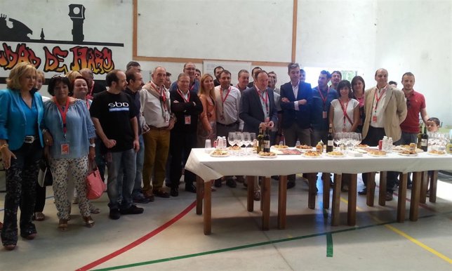 Sanz visita 'Rioj@party