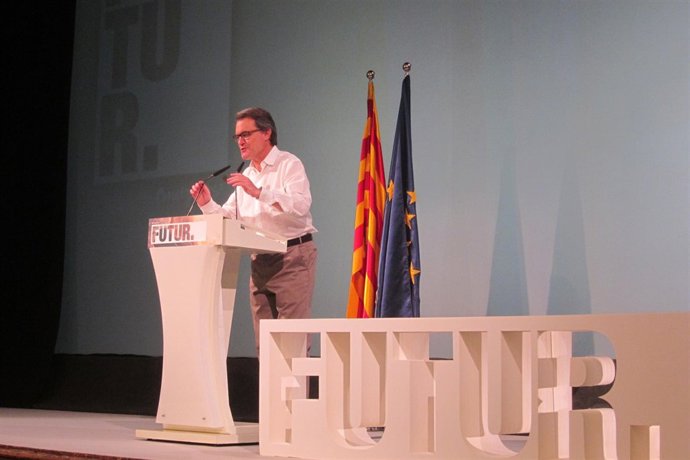 Artur Mas, en la conferencia en Molins de Rei