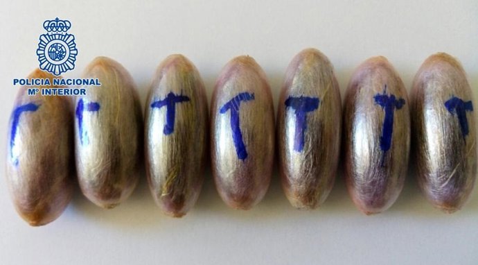 Droga intervenida por la Policía Nacional