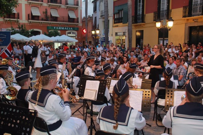 Banda de música en Almuñécar (Granada)
