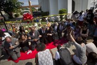 Familiares de las víctimas de Charleston se concentran en una marcha en recuerdo de los fallecidos