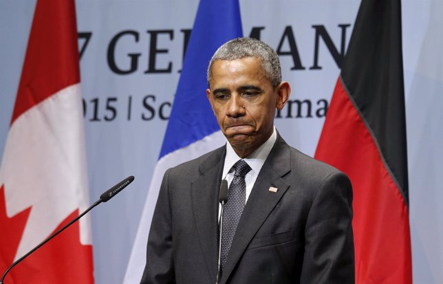 El presidente de Estados Unidos, Barack Obama, en la cumbre del G-7 en Kruen