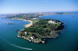 Vista aérea de Santander (Archivo)