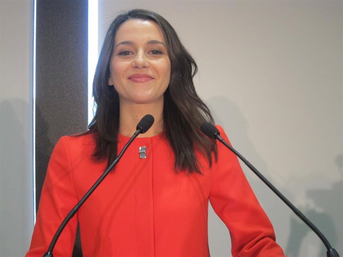 La portavoz de C's en el Parlament, Inés Arrimadas