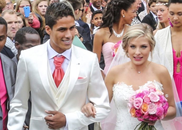 Raphaël Varane Rel Madrid boda Francia Camille Tygat 
