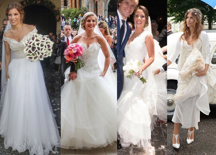Duelo de novias: ¿Cuál es la 'WAG' qué mejor ha vestido? 