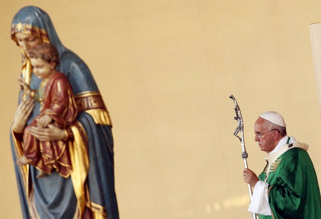El Papa Francisco en Turín durante un viaje apostólico