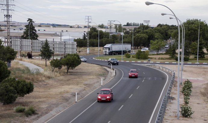 Carretera, tráfico, coches, atascos, vehículos, autovía, operación salida