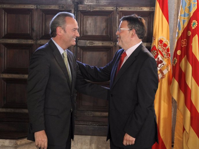 Alberto Fabra Y Ximo Puig en una imagen de archivo