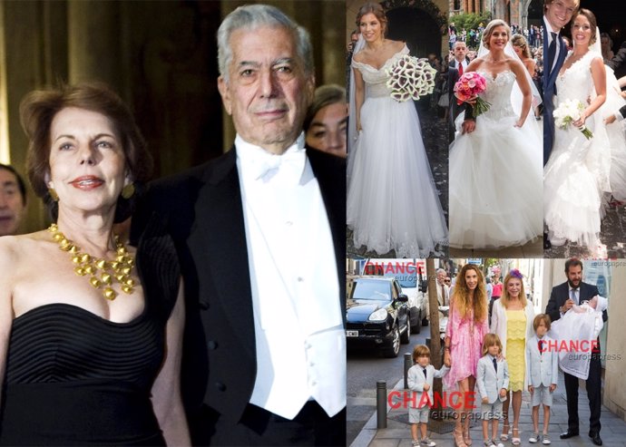 Fin de semana de bodas futboleras, el multimillonario divorcio de Vargas Llosa o