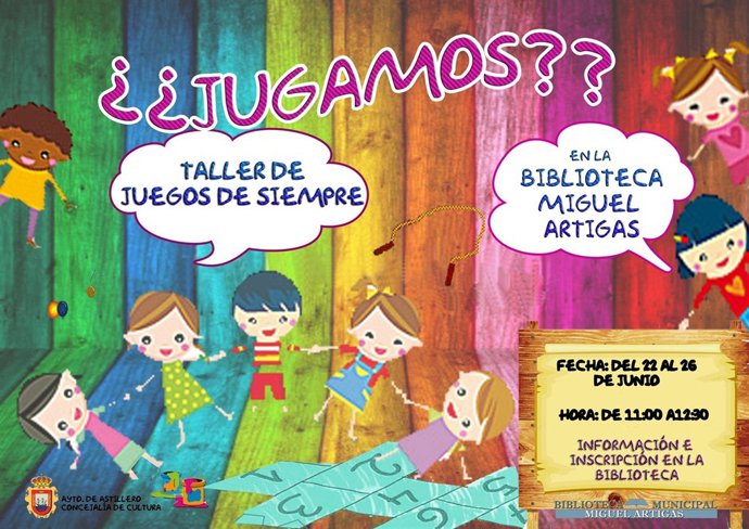 Notas De Prensa. Ayto El Astilleor. Inicio Talleres Juegos De Siempre Y Clausura
