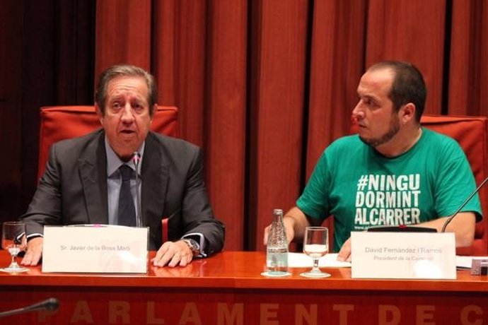 El empresario Javier de la Rosa, David Fernández (CUP)