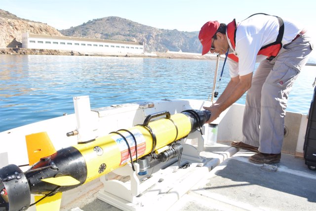 Ponen A Prueba En Cartagena A Una Flota Europea De Drones Submarinos Para Detect