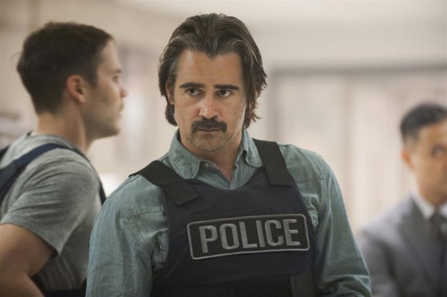 Colin Farrell en True Detective.