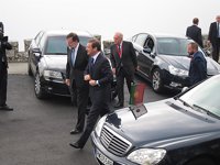 Rajoy y Passos Coelho abren en Baiona la cumbre bilateral