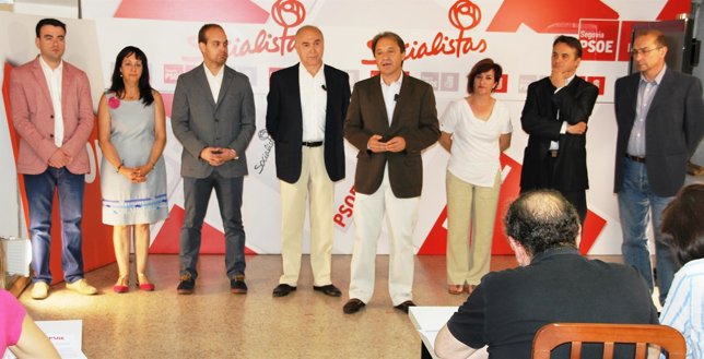 Gordo con los diputados segovianos