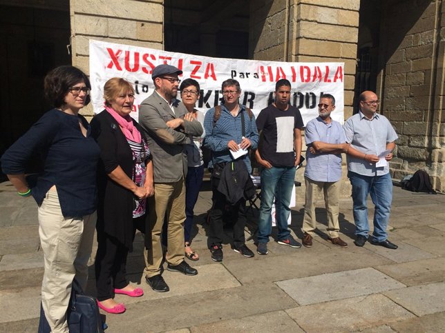 Protesta saharaui obradoiro