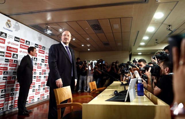 Presentación de Rafa Benítez como nuevo entrenador del Real Madrid