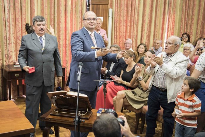 Toma de posesión de Anselmo Pestana