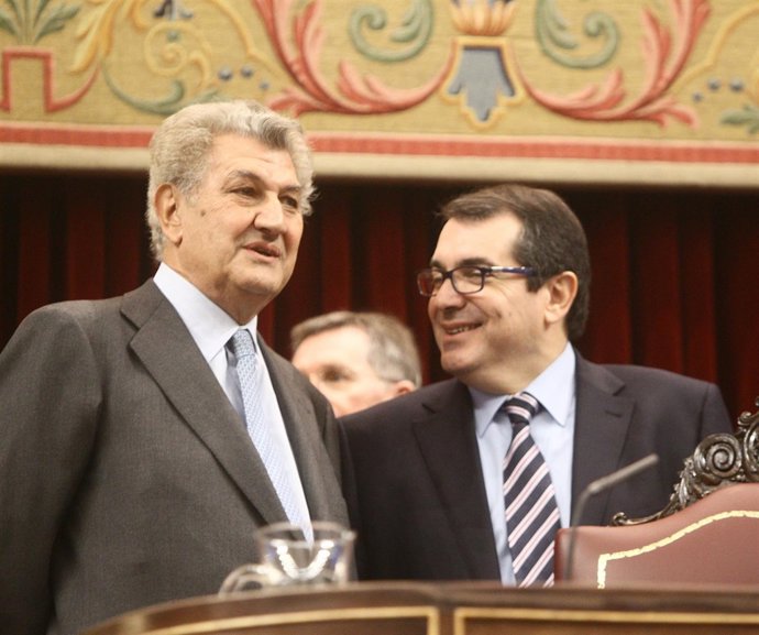 El Presidente Del Congreso, Jesús Posada, Y Jordi Jané, Vicepresidente Cuarto