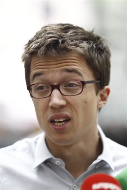 Íñigo Errejón en la constitución del ayuntamiento de Madrid