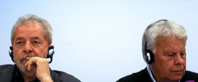 Felipe González y Lula da Silva