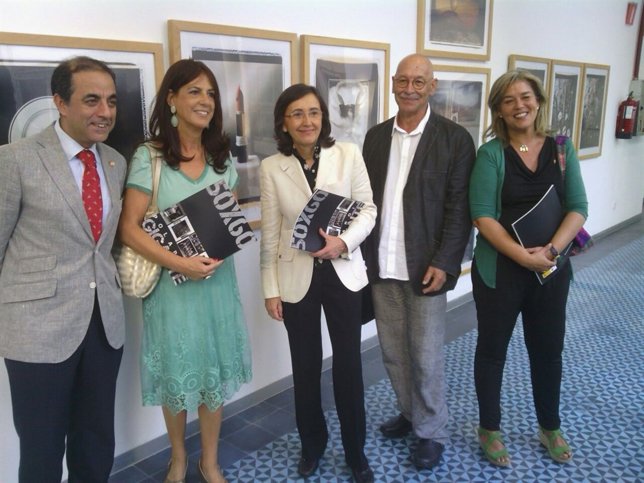 La consejera Rosa Aguilar, en la inauguración de la muestra en el Cicus